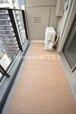 パークアクシス四ツ橋のバルコニー