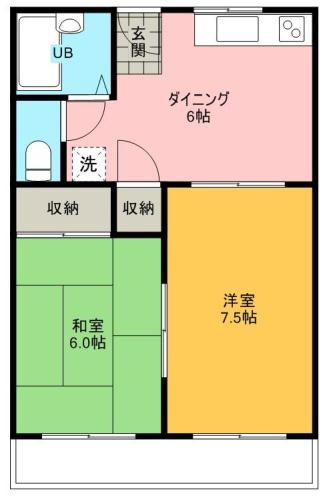 メゾンドールユキの間取り