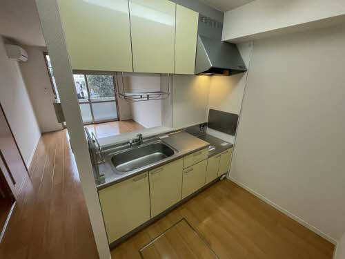 熊本市西区野中３丁目のアパートのキッチン