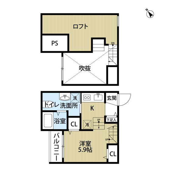 【間取り】 | マルスヴァンサンク番館２