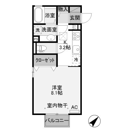 【間取り】 | クレストタウン　C