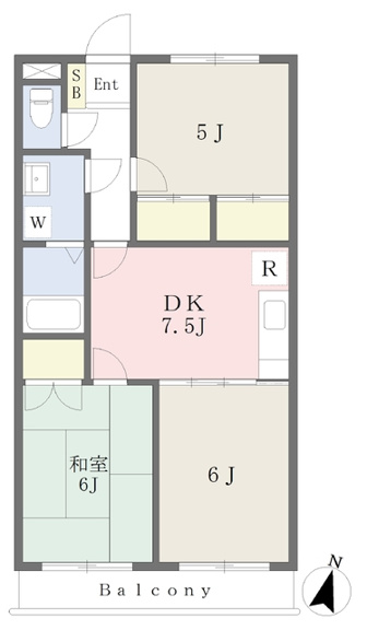 ★56.65平米・3DK★