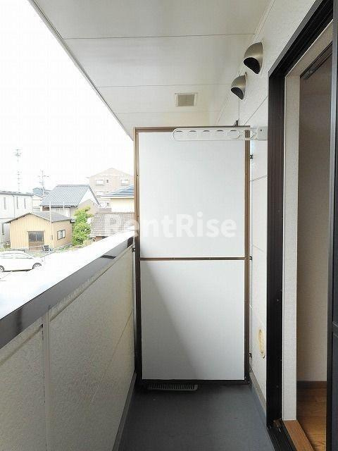 ハイツオウカンのバルコニー|バルコニー