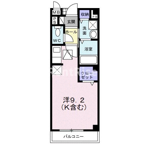 ハイツオウカンの間取り|間取図