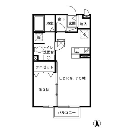 【間取り】 | グリーンハイツ