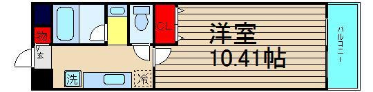オリエンス夕陽丘の間取り