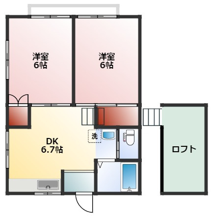 コーポマルマサの間取り