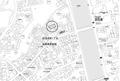 【地図】 | 新潟市北区松浜本町1丁目
