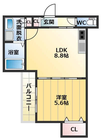 【間取り】 | クリエオーレ高見の里