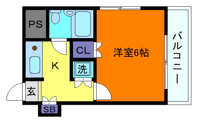 ジョイフル六甲Ⅱの間取り