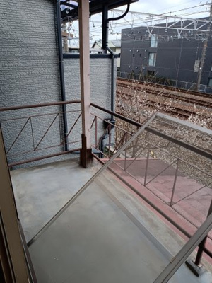 【バルコニー】 | 赤大路大磯貸家２