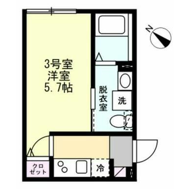 ベイルーム川崎平間の間取り