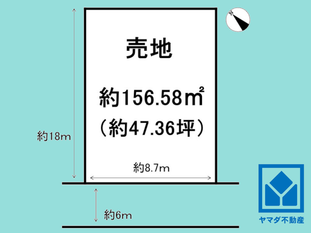 伏見区向島津田町の土地図