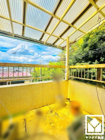 伏見区醍醐南端山町のバルコニー