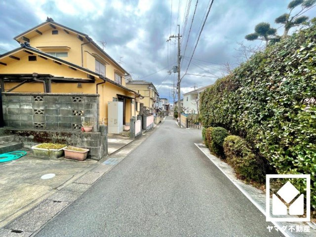 宇治市広野町桐生谷の前面道路含む現地写真