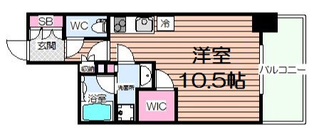 【間取り】 | ザ・パークハビオ堂島