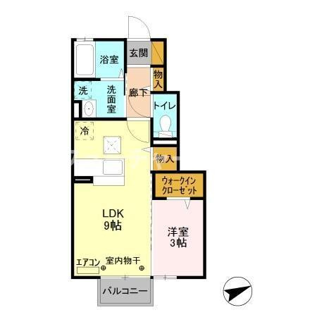 ソレアード　Ｂの間取り