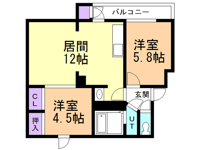スカイレジデンスの間取り