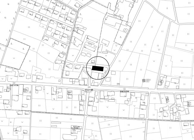 真岡市鶴田③の地図