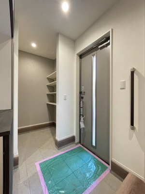 【玄関】 | 熊谷市銀座　戸建住宅 | ≪3号棟≫
現地(2024年4月撮影)