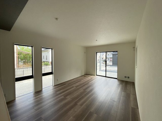 【居間・リビング】 | 熊谷市銀座　戸建住宅 | ≪3号棟≫
現地(2024年4月撮影)