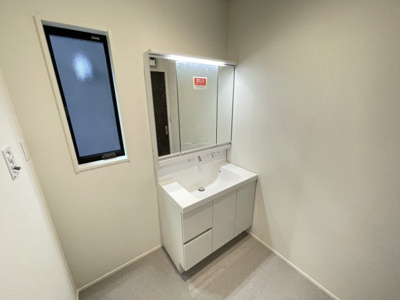 【独立洗面台】 | 熊谷市銀座　戸建住宅 | ≪3号棟≫
現地(2024年4月撮影)