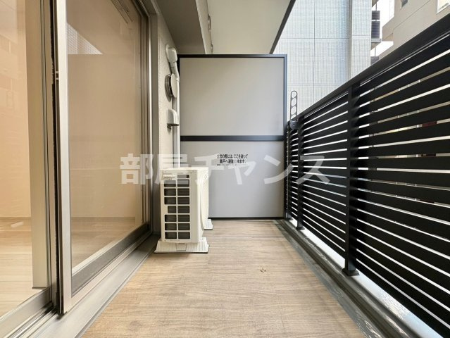 プレサンス上前津エレスタのバルコニー