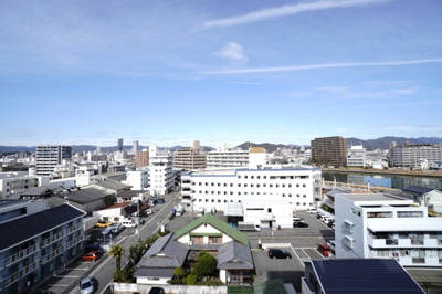 【展望】 | 【上質リノベ】パラッシオ東雲8F | 現地（2024年2月9日12：00頃）撮影