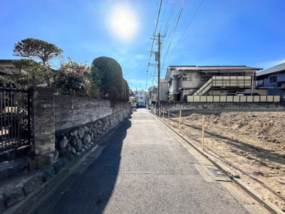 【前面道路含む現地写真】 | ◆◇大鋸1丁目　建築条件なし売地◇◆ | ◆子育て世代のスタッフもいますので、お客様目線での物件選び、ご提案が可能です。お問い合わせいただきました物件以外も多数ご紹介させていただきます。