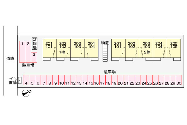 マスカット　ベリー　Ａの駐車場|駐車場