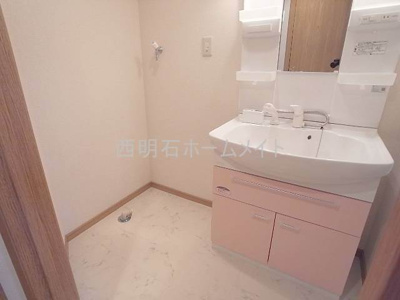 【洗面所】 | クレール有瀬 | シャンドレ洗面＆洗濯機置場