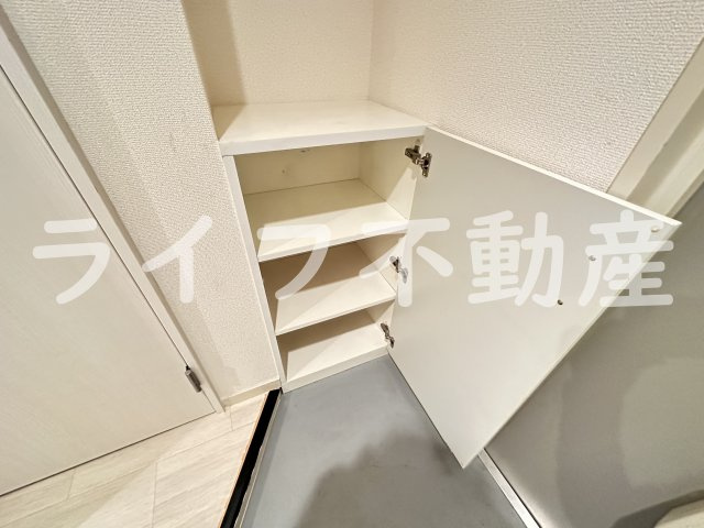 バレイシティの収納|便利な収納スペースです