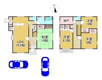 【間取り】 | 川西市緑台4丁目6の36　中古一戸建て