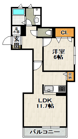 シャーメゾンアトラの間取り