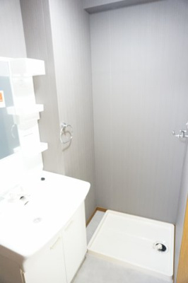 【洗面所】 | ボヌール鈴木 | 洗濯機置き場