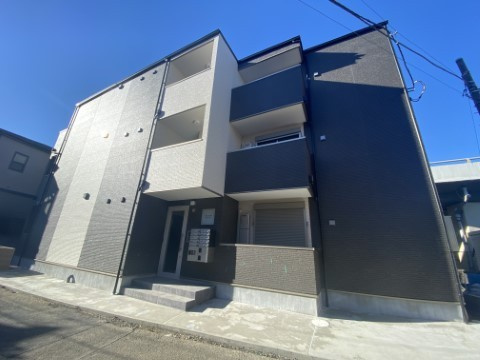ジーメゾン西岩槻の外観|外観は落ち着いています