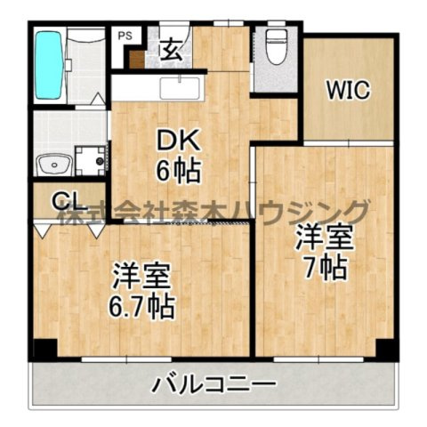 【間取り】 | 　ロイヤルハイツ三喜