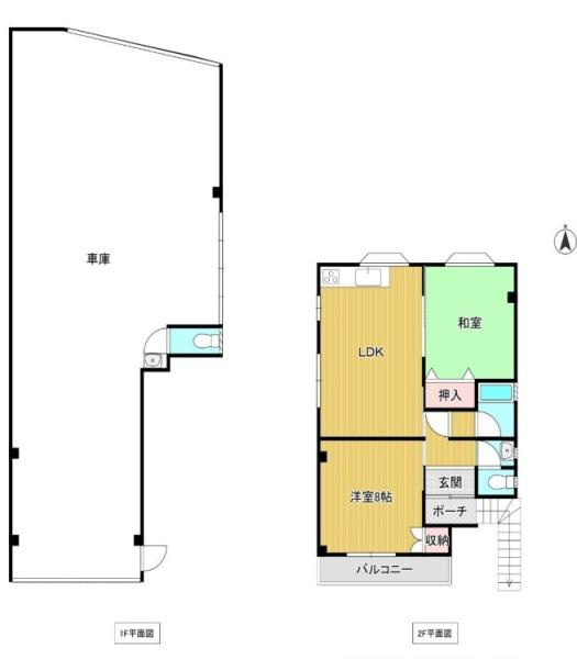 和歌山市島橋南ノ丁　中古戸建の間取り