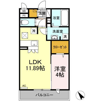 【間取り】 | ハピネス武蔵野