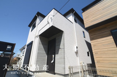 【外観】 | 海老名市国分寺台1丁目  新築戸建て　全２棟　【仲介手数料無料】 | 建物完成しました！！内見可能です♪