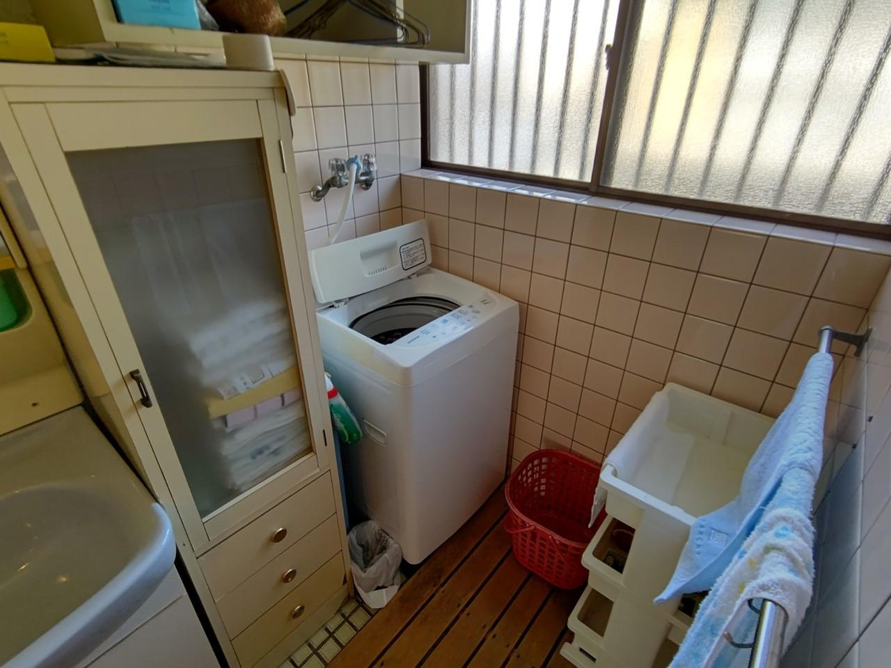 高知市福井町　中古戸建ての脱衣所