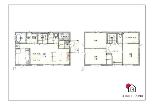 【間取り】 | 熊谷市久下　ヴィラコートゆうきゅう　戸建　全2棟　R区画　 | R区画