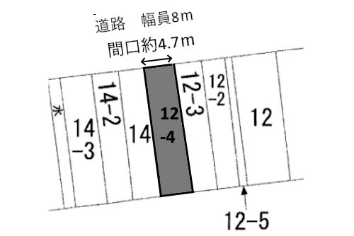 土地　新興町の土地図