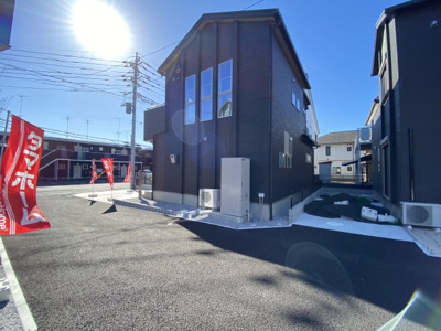 【外観】 | 行田市深水町Ⅱ　戸建住宅 | ≪1号棟≫
現地(2024年1月撮影)