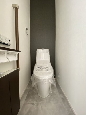 【トイレ】 | 行田市深水町Ⅱ　戸建住宅 | ≪2号棟≫
現地(2024年1月撮影)