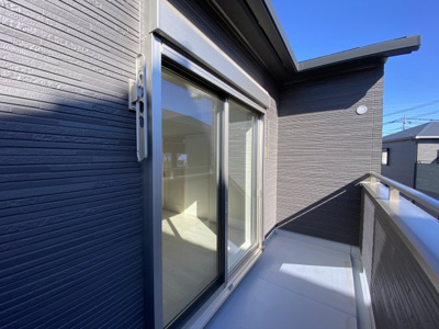 【バルコニー】 | 行田市深水町Ⅱ　戸建住宅 | ≪2号棟≫
現地(2024年1月撮影)