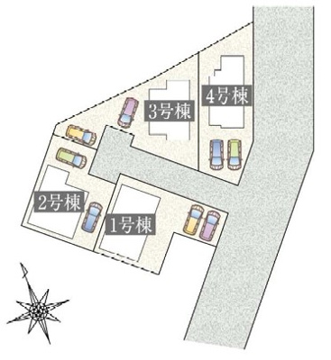 【区画図】 | 行田市深水町Ⅱ　戸建住宅