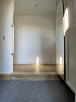 【玄関】 | 行田市深水町Ⅱ　戸建住宅 | ≪2号棟≫
現地(2024年1月撮影)