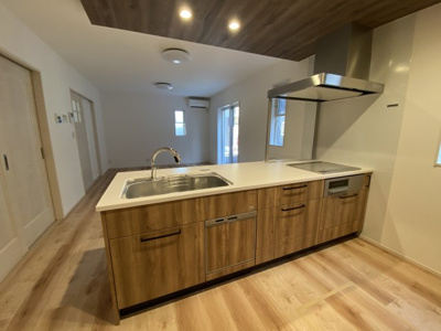 【キッチン】 | 行田市深水町Ⅱ　戸建住宅 | ≪2号棟≫
現地(2024年1月撮影)