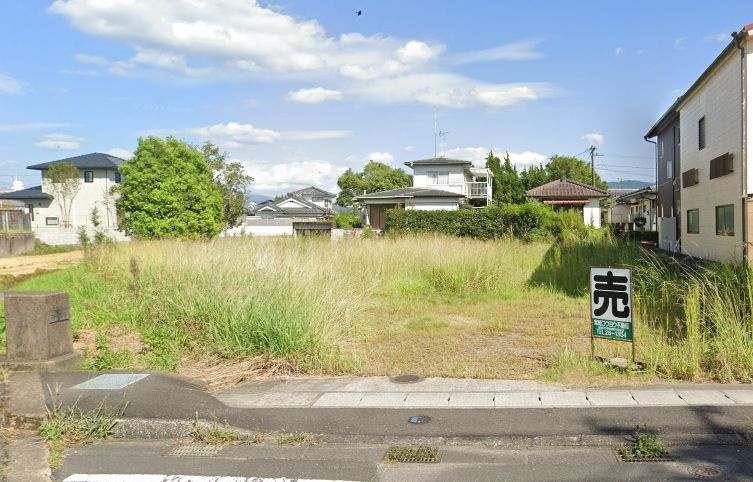 都城市花繰町の売地の外観